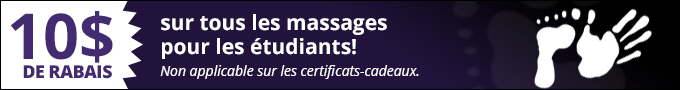 Rabais de 10$ pour les étudiants